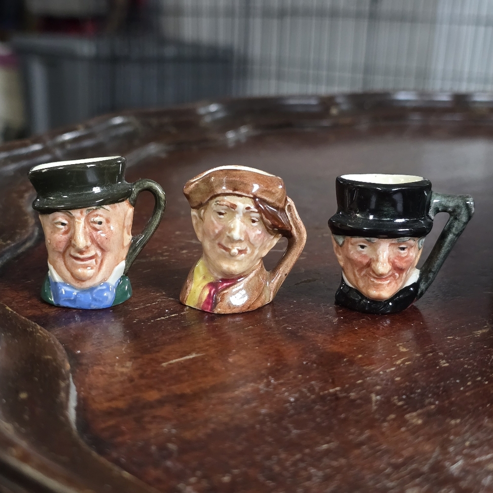 Miniature Royal Doulton Toby Mugs